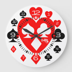 TILDE SERIE POKER S7 V8 GROßE WANDUHR