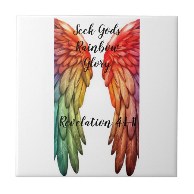 Tile Angel Wings Angelic Vibes Fliese (Vorderseite)