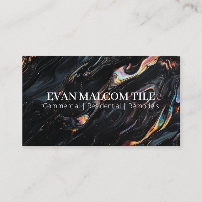 Tile Business Card Visitenkarte (Vorderseite)