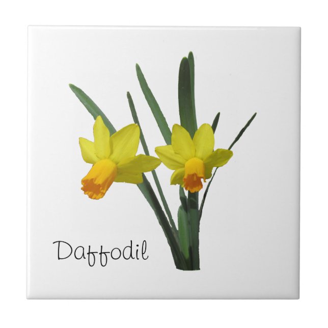 Tile - Daffodil Fliese (Vorderseite)