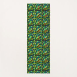 Tile design featuring small, repeating patterns  yogamatte