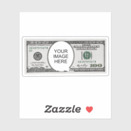 Tile Design With Your Image On 100 Dollar Images  Aufkleber