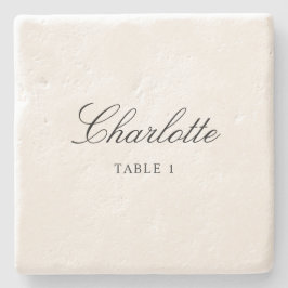 Tile Escort Card Einzigartig Elegante Hochzeitssti Steinuntersetzer