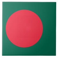 Tile mit der Flagge Bangladeschs