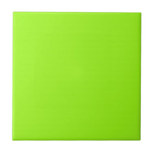Tile mit leuchtendem Neon Chartreuse Grüner Hinter Fliese
