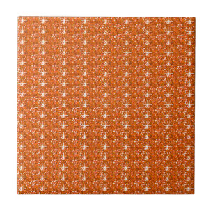 Tile Orange Glitzer Fliese