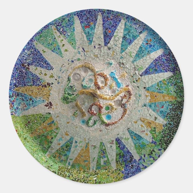 Tile Runder Aufkleber (Vorderseite)