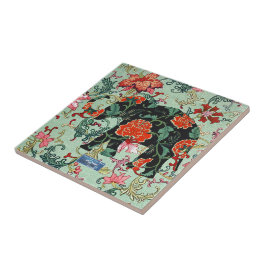 Tile Sage(Blühender Elefant) RFPMDesigns 2024 Fliese