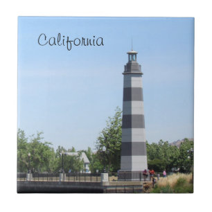 Tile - Suisun Harbour Lighthouse Fliese