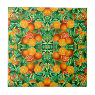 TILE TROPISCHER ORANGEN FLIESE