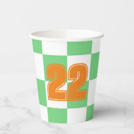 Tile Y2K für die Retro-Karton-Karton Pappbecher