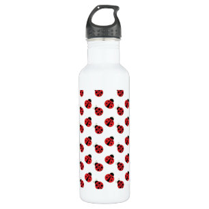 Tiled Ladybugs Design Water Bottle Edelstahlflasche