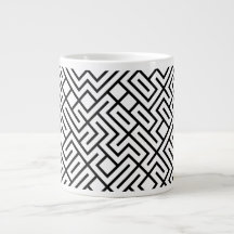 Tiled Lines Generative (Schwarze Linie) Einzigarti
