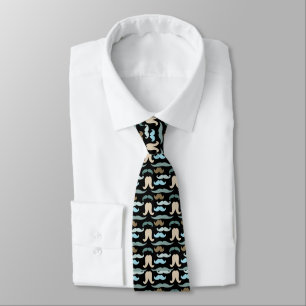 Tiled Mustache Decorative Krawatte