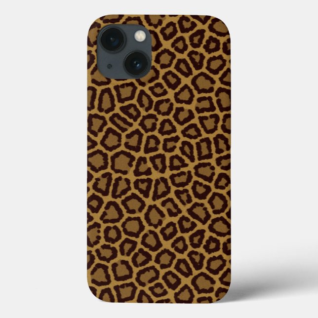 Tiles background with a leopard fur Case-Mate iPhone hülle (Rückseite)