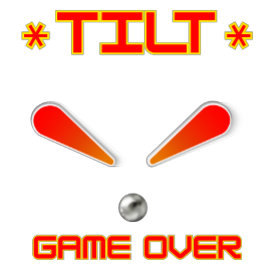 Tilgspiel über Pinball T-Shirt