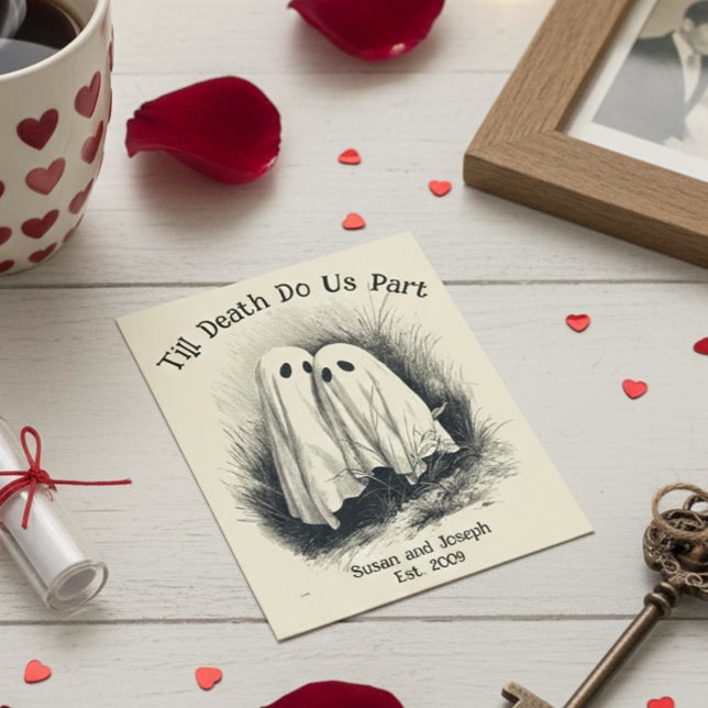 Till Death Do Us Part Ghosts Couples  Postkarte (Von Creator hochgeladen)