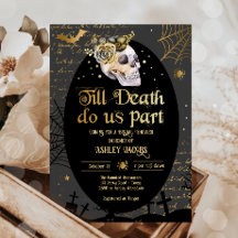 Till Death Do Us Part Halloween Couples Shower