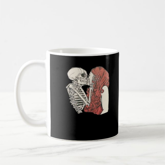 Till Death Do us Part Skeleton Art Classic Kaffeetasse (Links)
