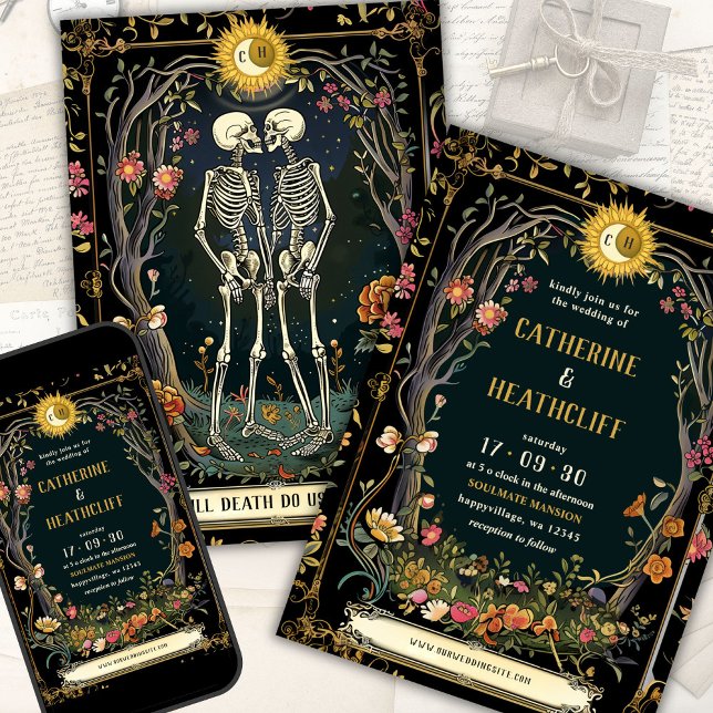 Till Death Do Us Part Wedding Invitation Einladung (Von Creator hochgeladen)
