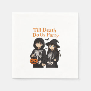 Till Death Do Us Party – Anime Halloween Paar Cl Serviette