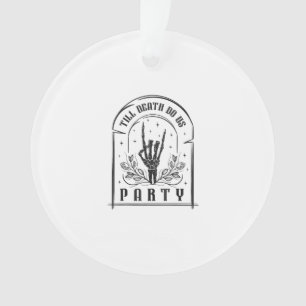 Till Death Do Us Party Retro Junggesellinnenabschi Ornament