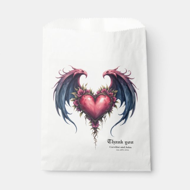 Till Death & Moonlight Bind Us.  Geschenktütchen (Vorderseite)