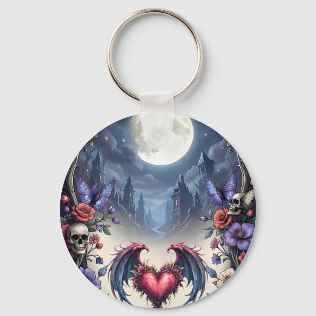 Till Death & Moonlight Bind Us.  Schlüsselanhänger (Rückseite)