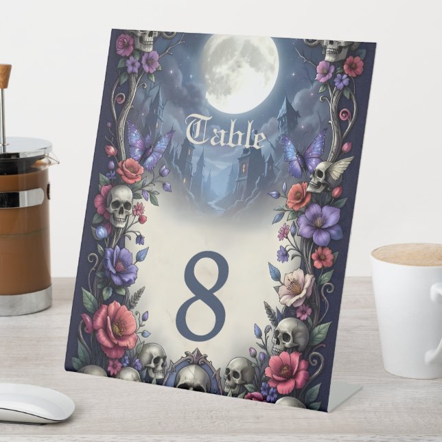 Till Death & Moonlight Bind Us.  Sockelschild (In Situ)