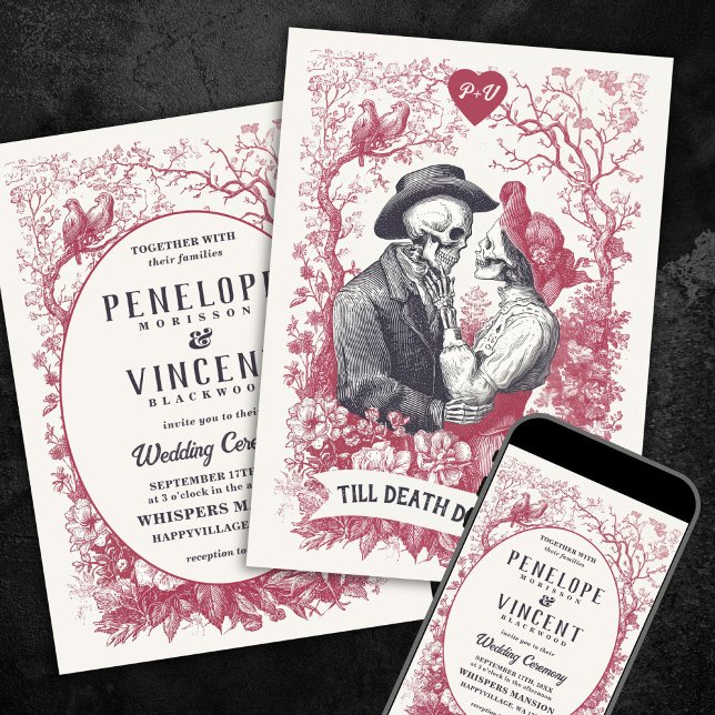 Till Death Wedding Invitation Einladung (Von Creator hochgeladen)