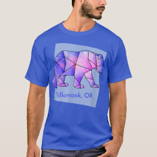 Tillamook oder Galaxy Bear Abstrakt Geometrie Anim T-Shirt