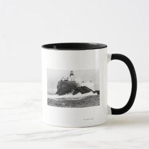 Tillamook, Oregon-Leuchtturm nahe Küste ODER Tasse