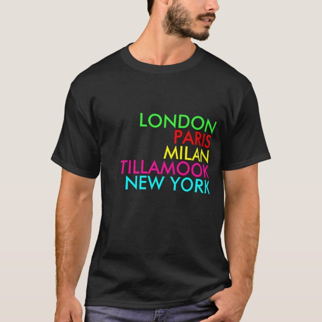 Tillamook Oregon Shirt (Vorderseite)