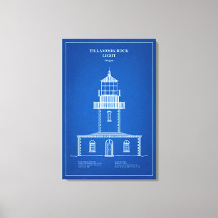 Tillamook Rock Leuchtturm - Oregon – AD Leinwanddruck