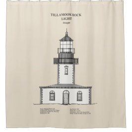 Tillamook Rock Lighthouse - Oregon - SBD Duschvorhang