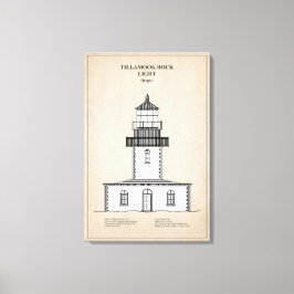 Tillamook Rock Lighthouse - Oregon - SBD Leinwanddruck