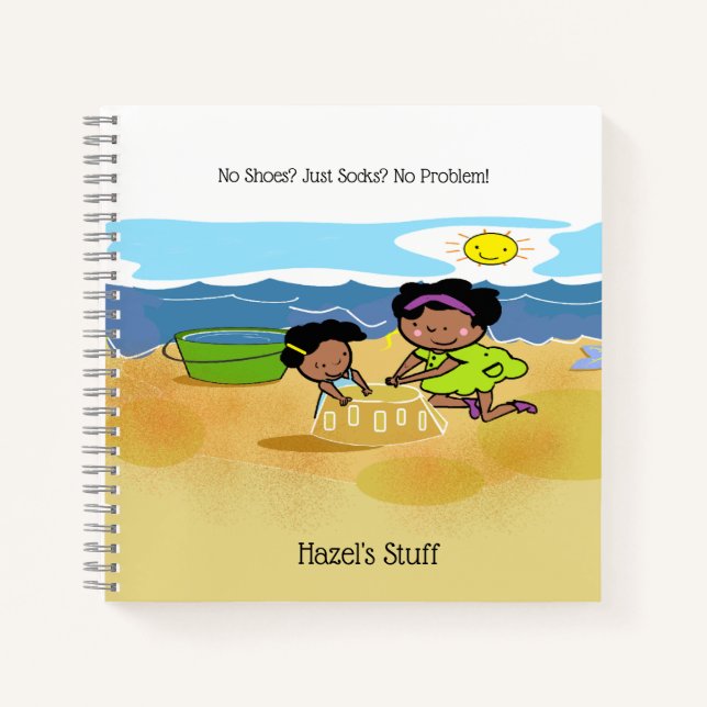 Tillie Tuppet Spiral Notebook für Sommerzeit Spaß Notizbuch (Vorderseite)