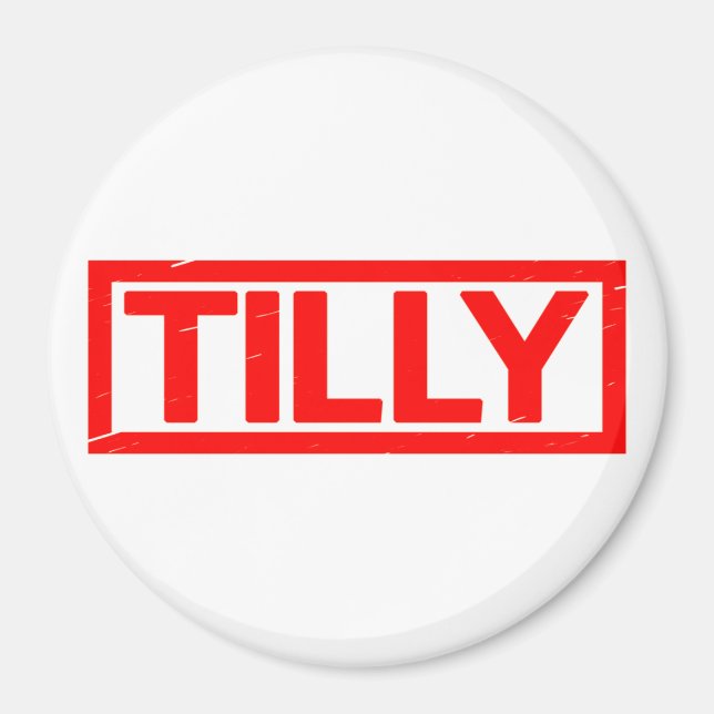 Tilly Briefmarke Magnet (Vorne)