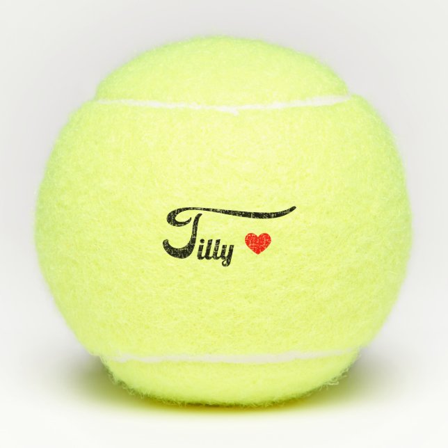 Tilly Tennisbälle (Vorderseite)