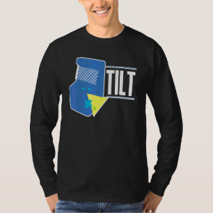 Tilt Arcade Spielesoftware Retro Videospiele Spiel T-Shirt