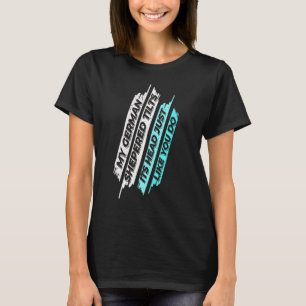 Tilting Head Hund T-Shirt