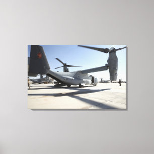 Tiltrotor Flugzeuge 2 des Osprey V-22 Leinwanddruck