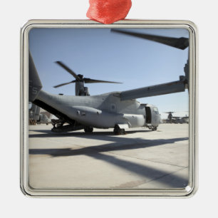 Tiltrotor Flugzeuge 2 des Osprey V-22 Silbernes Ornament