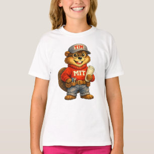 Tim der Biber – Ghibli‑inspirierter Maskottchen T-Shirt