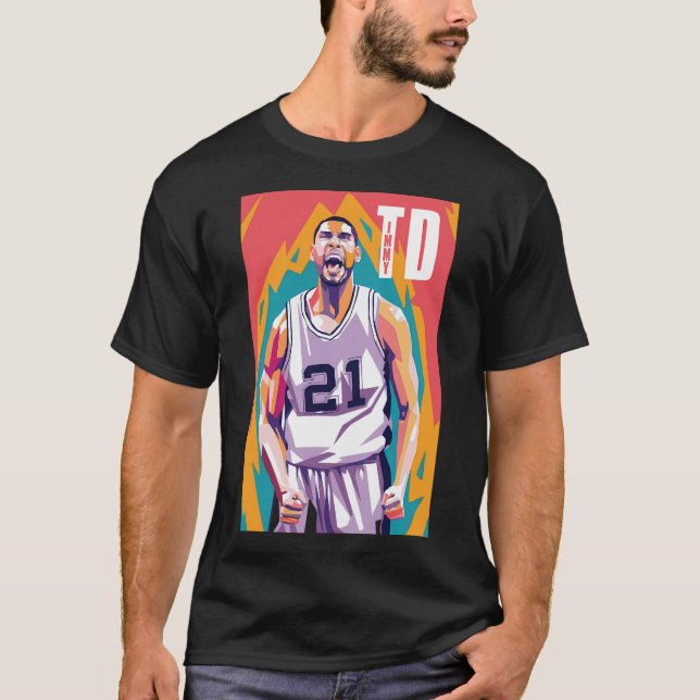 Tim Duncan T-Shirt (Vorderseite)