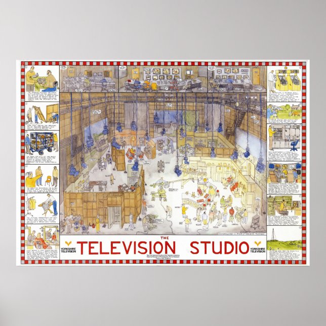 Tim Hunkins Fernsehstudio-Poster Poster (Vorne)