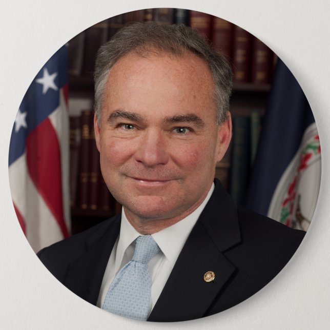 Tim Kaine ENORMER Knopf/Button Button (Vorderseite)