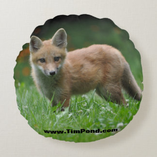 Tim-Teich-Wildnis-Lager-Wurfs-Kissen Rundes Kissen
