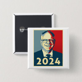 Tim Walz Button