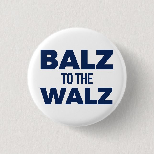 Tim Walz Fan Club Button (Vorderseite)